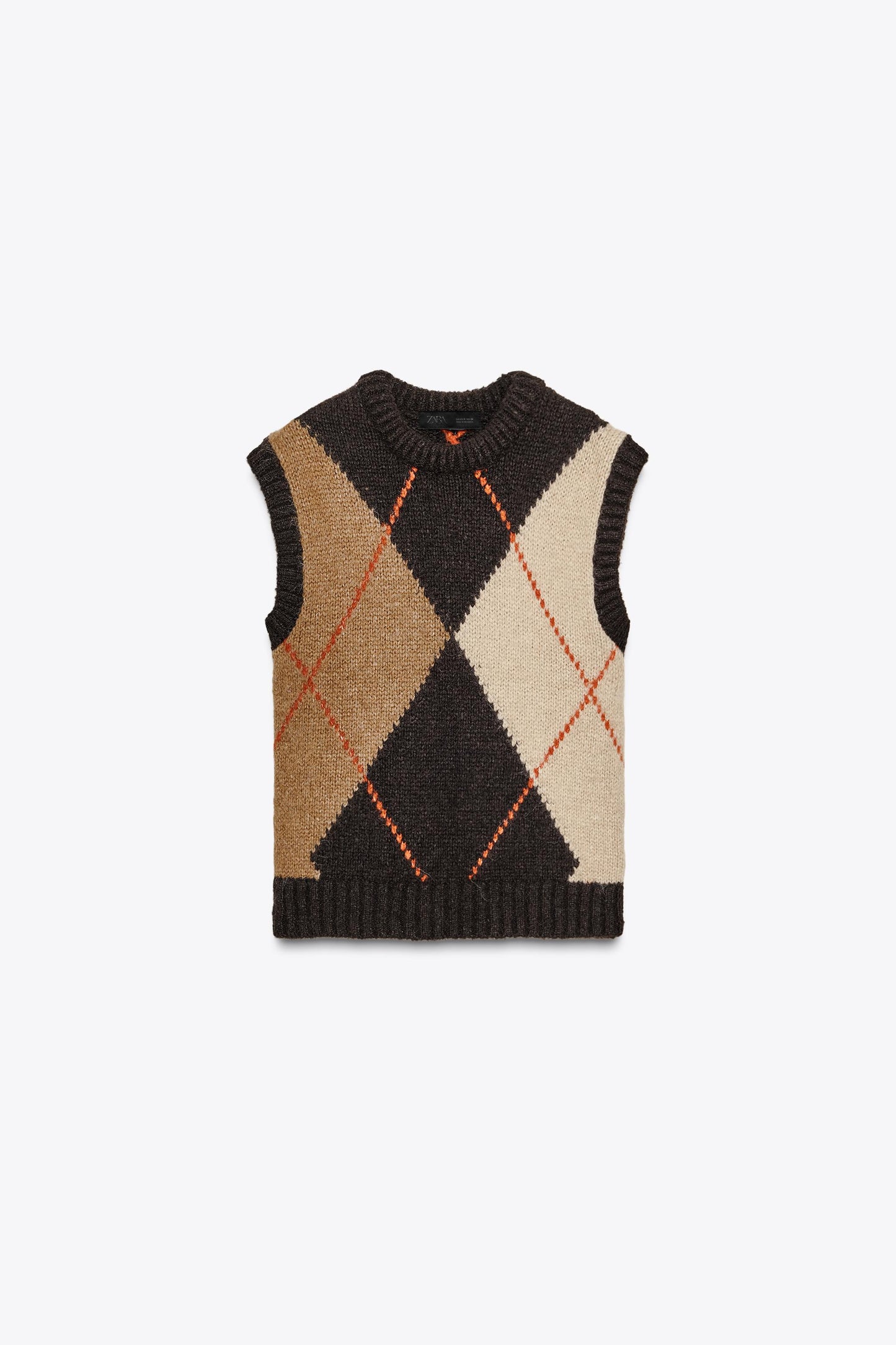 Top Chaleco Punto Rombos