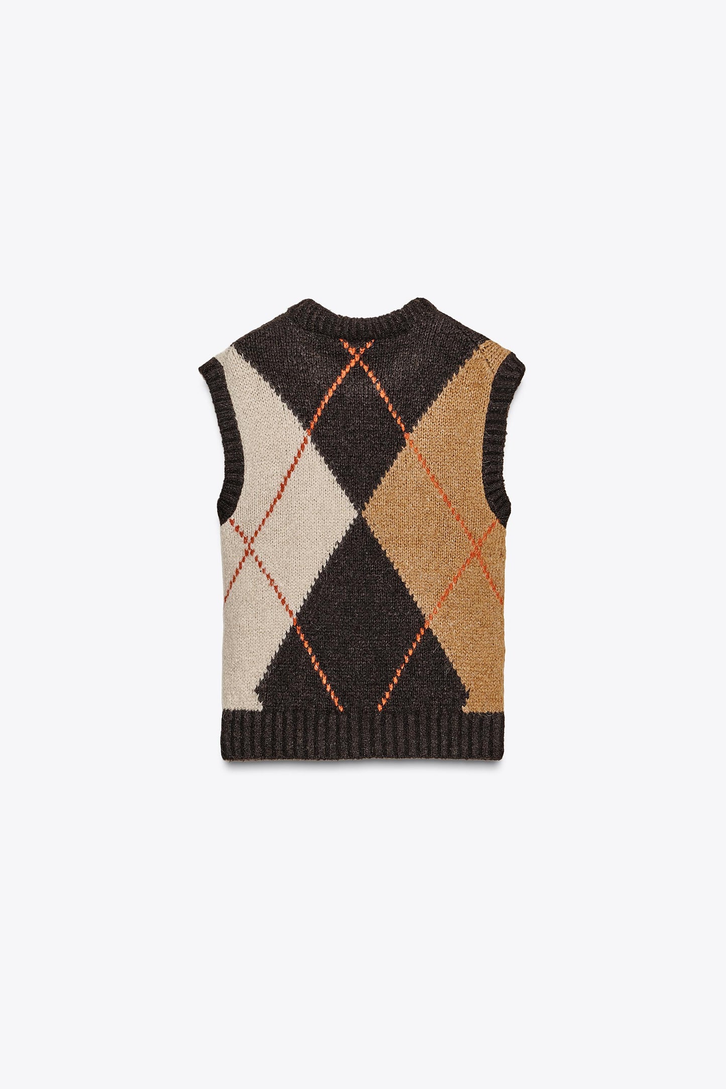 Top Chaleco Punto Rombos