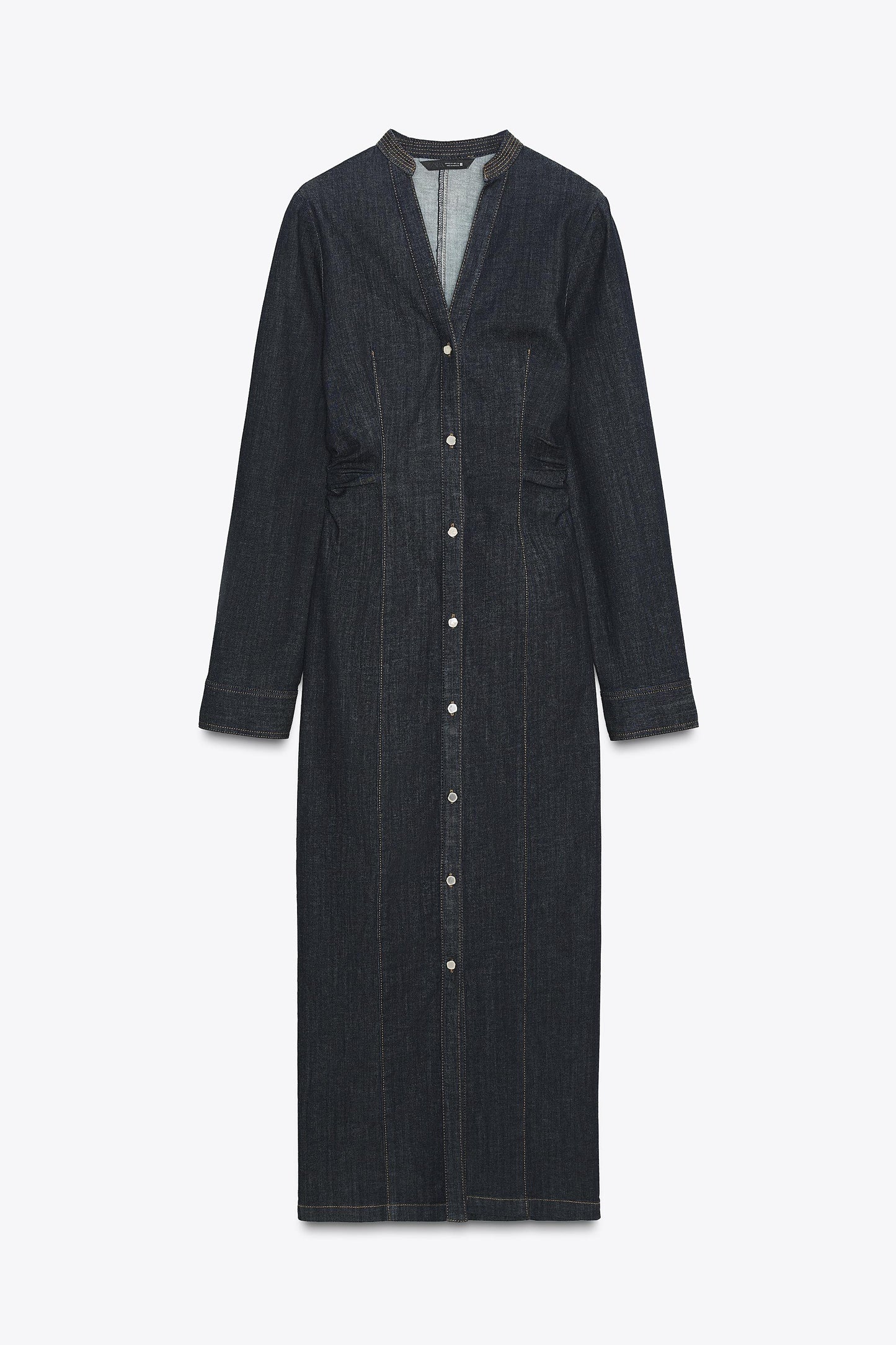 Vestido Midi Denim Entallado