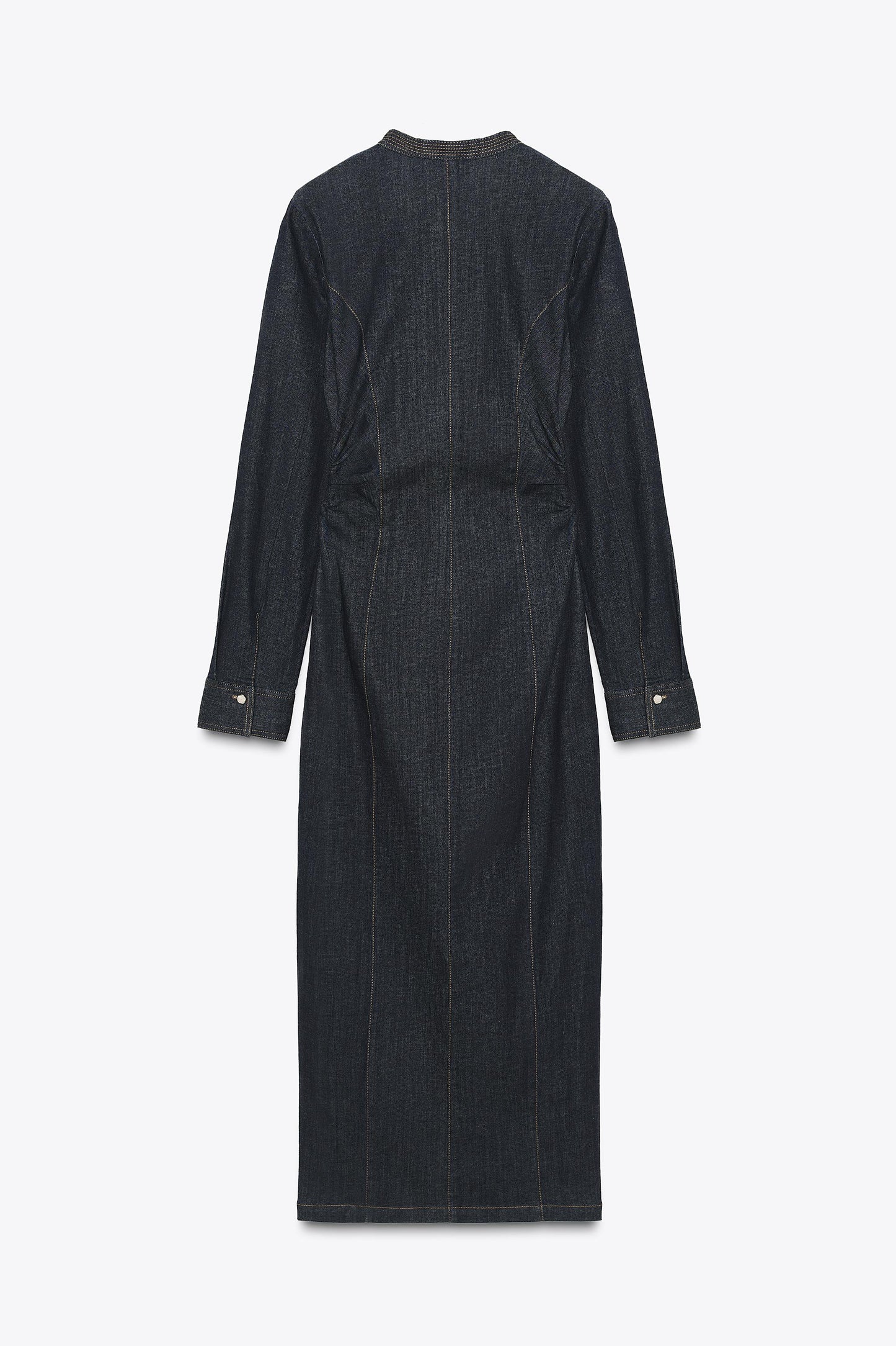 Vestido Midi Denim Entallado